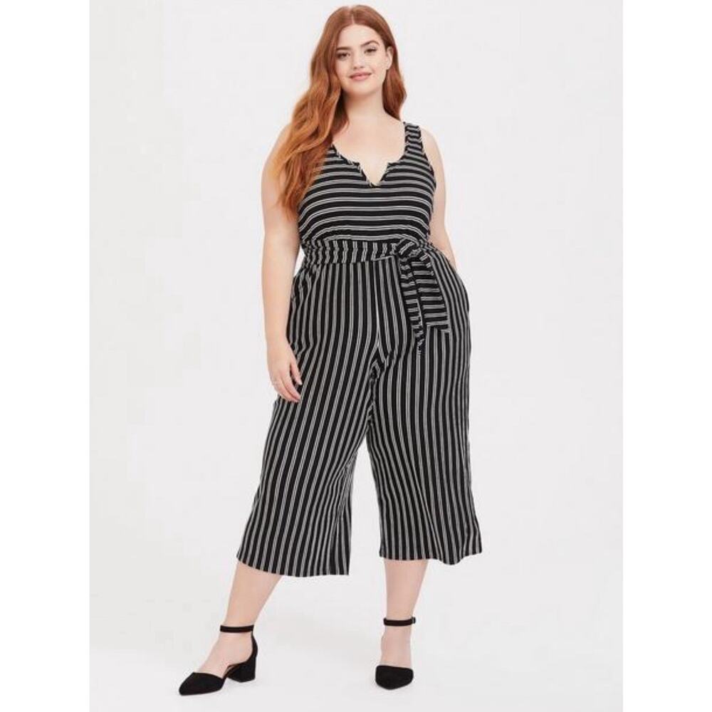 Torrid Ribbed Culotte Jumpsuit